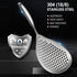 KAYCROWN Skimmer Slotted Spoon, 2 Pack Stainless Steel Pasta Spider Strainer Skimmer Ladle Spoon for Frying and Cooking, Frying Strainer Spoon, Ki...