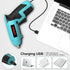 Small 4V Electric Screwdriver,Kiprim ES3 Cordless Screwdriver Tool with Rechargeable Battery,LED Front Light & Power Display Light for Home DIY Bl...