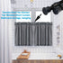 AIZESI Spring Tension Curtain Rods Short Tension Rod (Black,17" to 28"-2Pcs)...