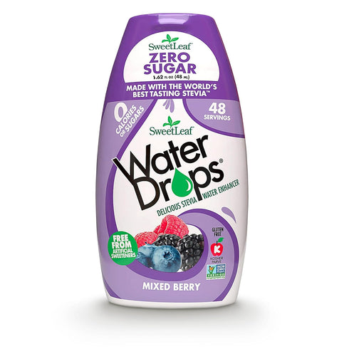 SweetLeaf Water Flavoring Drops- Stevia Water Enhancer, Sugar Free, Zero Calorie Water Additive for Flavor, Contains Monk Fruit Extract, Gluten Fr...