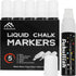 Windows Markers for Car, 5 Pack Washable Glass Pen, 15mm Jumbo White Paint Liquid Chalk Markers for Auto, Chalkboard, Blackboard, Bistro, Menus an...