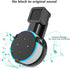 WALI Outlet Wall Mount, Holder Stand for Echo Dot 3rd Gen, Smart Home Speakers Plug Mount for Alexa with Cable Management, (AMM002-B), 1 Pack, Bla...