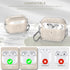 for Airpods Pro 2nd/1st Generation Case with Lock, Sun and Moon Engraved Airpod Pro Case 1&2 Protective Cover with Cleaner Kit&Keychain&Lanyard fo...
