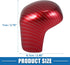 Gear Shift Knob Cover Automatic Transmission Lever Trim for Honda Civic 10th Gen 2016-2021 ABS Carbon Fiber Pattern Red...
