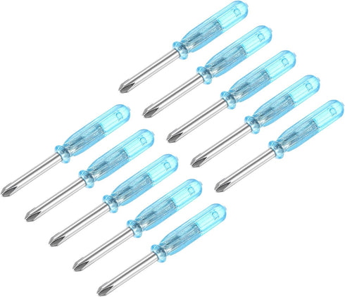 uxcell Mini Phillips Screwdriver, 3.0mm Cross Head 45mm Length for Small Appliances Repair, 10 Pcs...
