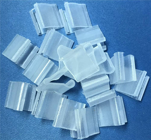 101 Pieces of Clear Plastic V Balloon Clips Tie for Sealing,Wedding Party Christmas Birthday Decoration...