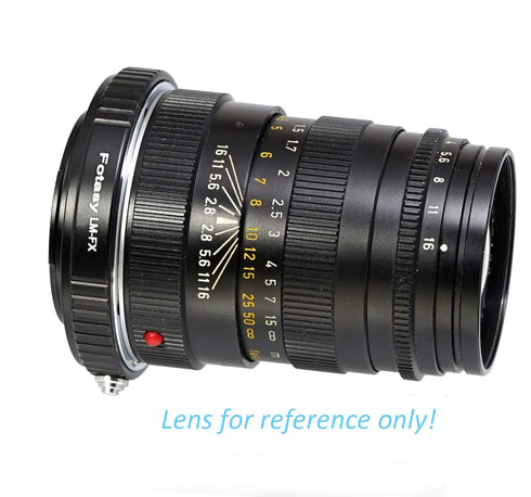 Fotasy Copper Leica M Lens to Fuji X Adapter, Leica M Mount to X-Mount Adapter, Compatible with Fujifilm X-Pro1 X-Pro2 X-E1 X-E2 X-E3 X-A5 X-M1 X-...