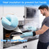 Multi-Purpose Silicone Gloves for Kitchen Cooking: Heat Resistant, Waterproof, and Non-Slip for BBQ, Grill, Microwave, Oven, and Baking...