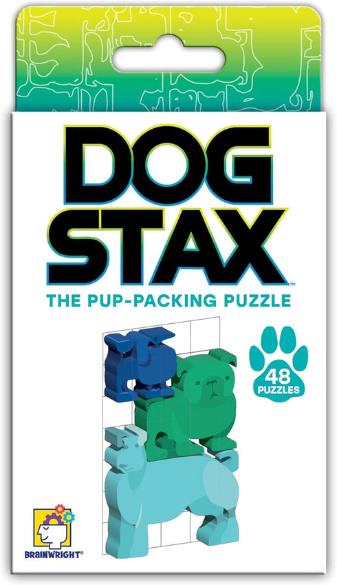 Brainwright - Dog STAX - The Pup-Packing Puzzle - 48 Pieces...