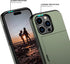 Nvollnoe Compatible with iPhone 15 Pro Case with Card Holder Heavy Duty Protective Dual Layer Shockproof Hidden Card Slot Slim Wallet Phone Cover ...