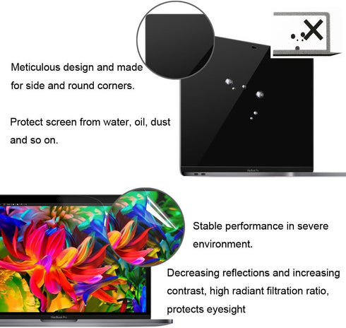 ProElife 2-Pack Clear Screen Protector for 2021-2018 MacBook Air 13'' A2337 M1 / A2179 A1932 & 2022-2016 MacBook Pro 13'' M2 / A2338 M1 / A2289 A2...