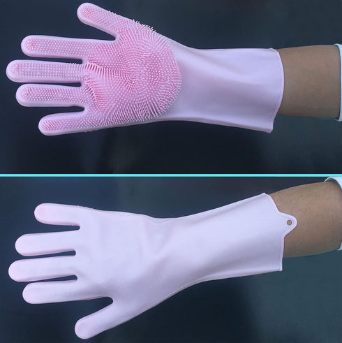 Dishwashing Gloves Kitchen Dishwashing Gloves Magic Gloves Dishwashing Brush...