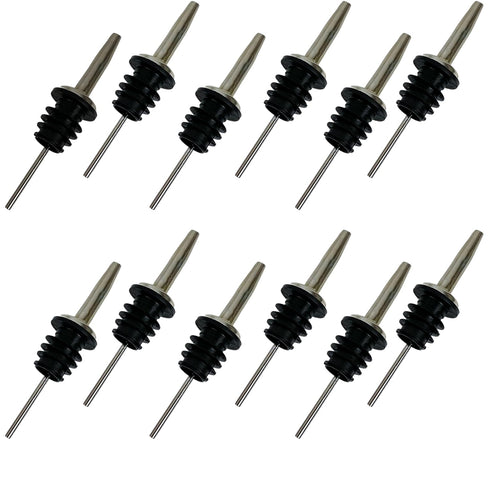 Chrome Liquor Pourer (285-50) (86416), Silver, 12 Pack...