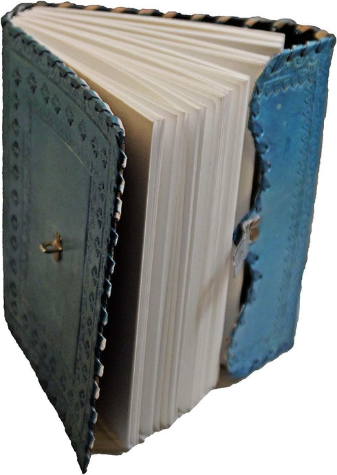 TUZECH Leather Journal for Men and Women Diary to Write Poems,Sketchbook Book of Shadows, Record Keeping Notebook Personal Memoir with Lock and Ke...