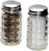 Retro Style Salt and Pepper Shakers with Stainless Tops (2)...