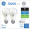 GE Basic LED Light Bulbs, 75 Watt, Daylight, A19 (2 Pack)...