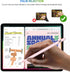 Pencil 2nd Generation Wireless Charging, Pencil for iPad with Tilt & Palm Rejection, Magnetic Stylus Pen Compatible with ipad Air 3/4/5, ipad Mini...