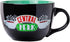 Silver Buffalo FRIENDS Central Perk Black Ceramic Mug Oversized for Coffee, Soup, 24 Ounces...