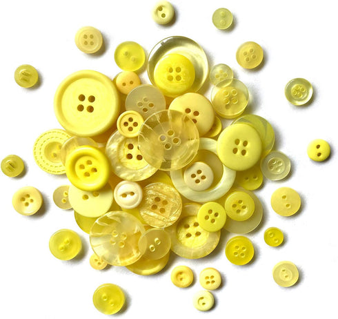 Buttons Galore Lemon Twist Buttons Mason Jar...