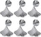 Antrader Ginkgo Leaf Shape Knob Handles,6Pcs Bright Silver Drop Pendant Pull Handle, Zinc Alloy Drawer Handle,Single Hole Cabinet Furniture Pulls...