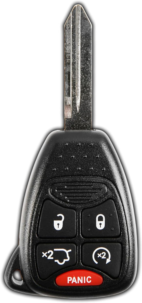 KeylessOption Key Fob Replacement for 2006 2007 2008 2009 2010 2011 2012 2013 2014 Chrysler 200 Aspen Dodge Durango Jeep Cherokee Commander Remote...