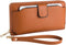 Women Wristlet Wallet with Cell Phone Holder Zip Around Handbag …...