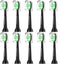 Toothbrush Replacement Heads for Philips Sonicare DiamondClean ProtectiveClean 4100 5100 6100 C2 G2 Electric Toothbrush Brush Heads Black, 10 Pack...