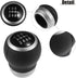 ACROPIX Black Faux Leather 6 Speed Manual Gear Shift Knob Stick Shifter Lever Head Ball Fit for Subaru Impreza WRX STI 2009-2021 - Pack of 1...