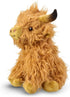 Highland Cow Stuffed Animal Highland Cow Plush, Realistic Fluffy Highland Cow Soft Farm Plushies Toy, Stuffed Cow Toys Gifts for Boys Girls Kids A...