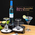 Margarita Salt Rimmer Set, Salt Rimmer with 2 Sponges, 3-Tier Glass Rimmer, Margarita Salt Rimmer Dish for Cocktails, Bar Salt and Sugar Rimmer fo...