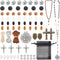 PH PandaHall 359pcs Rosary Jewelry Making Kit First Communion Necklace Set Prayer Making Supplies Cross Charms for Easter Eid Mubarak Ramadan Neck...