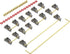 Stabilizer V3, Screw in Stabilizers with 2u 6.25u 7u Wires, PCB Mount Keyboard Stabilizers for Mechanical Keyboards (V3 Smokey 100% Kit)...