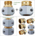 PLG Garden Hose Repair Kit, Hose Connectors, Heavy Duty Male/Female Hose Mender for All 3/4" 5/8" Garden Hose...