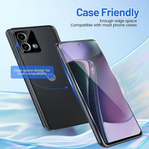 TQLGY 3 Pack Screen Protector for Motorola Moto G Stylus 5G 2023 with 3 Pack Camera Lens Protector, Ultra HD Tempered Glass, 9H Hardness, Anti-Scr...