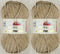 Himalaya Yarn Dolphin Baby 2 Skeins 264 Yards 2x100gram Super Bulky Polyester Baby Yarn...