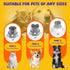 Dog Nail Trimmers, Usable for Cat Nail Clipper, Dog Nail Grinder, Upgraded Dog Nail Grinder Silent Use, Rechargeable Battery, Equipped with LED Li...