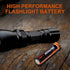 3.7V 3200mAh USB Rechargeable Lithium lon Battery for Flashlights, Headlamps, Bike Lights, Bluetooth Speaker Etc...