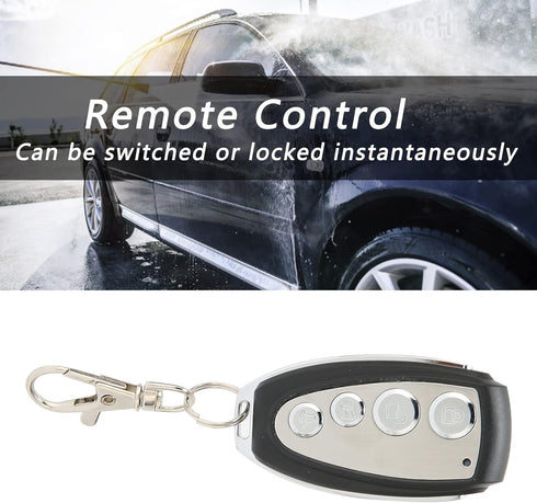 4 Channel Cloning Remote Control, Remote Control Duplicator for Garage Doors, Cars, House Gates and More, Universal Garage Door Opener Remote, Clo...