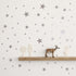 Star Wall Decals (189 Count) Silver Star Nursery Removable Peel and Stick Wall Decals, Vintage Silver...