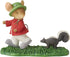 Enesco Tails with Heart Happy Camper Skunk Attack Mouse Miniature Figurine, 2.36 Inch, Multicolor...