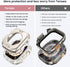 Tensea [2 in 1 for Waterproof Apple Watch Ultra2/Ultra Screen Protector Case 49mm Accessories, iWatch Hard PC Diamond Front & Back Bumper Case wit...