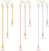 9 Pcs Necklace Extender, Chain Extenders for Necklaces, Delicate Stainless Steel Jewelry Chain Extenders for Bracelet Anklet Necklace (Gold/Silver...