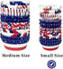 qiqee Independence Day Cupcake Liners Muffin Liners for Independence Day 300-Count 6 Original Design No Smell, Food Grade Baking Cups Paper(Small ...