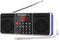 PRUNUS J-288 Portable Radio AM FM Radio with Bluetooth Speaker, Sleep Timer, Power-Saving Display, Ultra-Long Antenna, AUX Input & USB Disk & TF C...