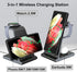 Wireless Charger for Samsung, 3 in 1 Wireless Charging Station for Galaxy S24 Ultra S23 S22 Z Fold 4 Z Flip4 S21, Watch Charger for Samsung Galaxy...