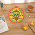 Tortilla Warmer Taco 12 Inch Insulated Pouch Cloth - Microwave Use Fabric Bag to Keep Food Warm for up to One Hour (Sugar Skull Fiesta Floral Day ...