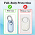 2 Pack Waterproof Compatible with Samsung Galaxy SmartTag2 Holder, TPU GPS Tracker Protective Case for Samsung Tag 2 with Keychain, Anti-Scratch S...