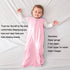Viforu Rayon from Bamboo Sleep Sack Baby Wearable Blanket 0.5 Tog Sleeping Bag 6-12 Months Lightweight Newborn Sleeper 2-way Zipper Sleepsack Girl...