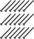 Wall Cement Nails (3x50mm) 50pcs, Carbon Steel Hardware Nails - for House Maintenance DIY Woodworking, Black...