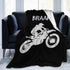 Dirt Bike - Motocross Fleece Blanket Throw Lightweight Blanket Super Soft Cozy Bed Warm Blanket for Living Room/Bedroom All Season (Dirt Bike - Mo...